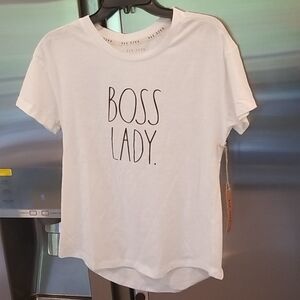 💕RAE DUNN💕 BOSS LADY Short Sleeve Graphic Tee